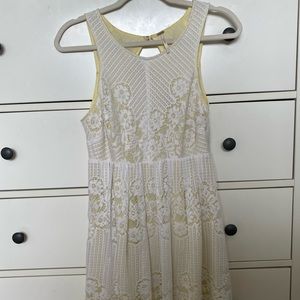 Free people lace mini dress